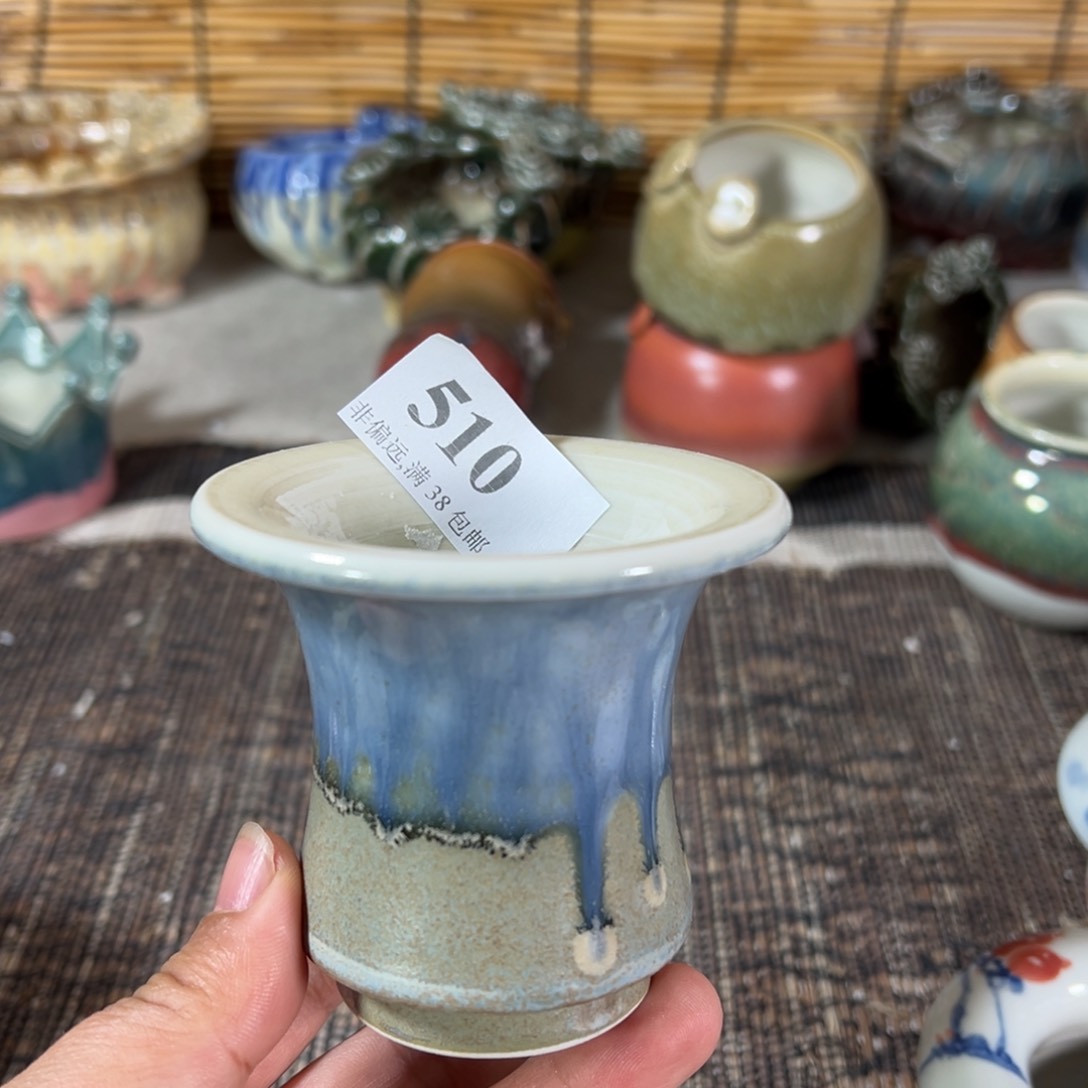 陶瓷景德镇手工花盆