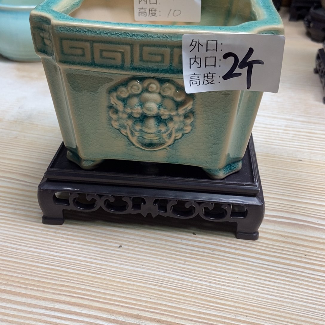 瓷片陶瓷花盆陶瓷艺术