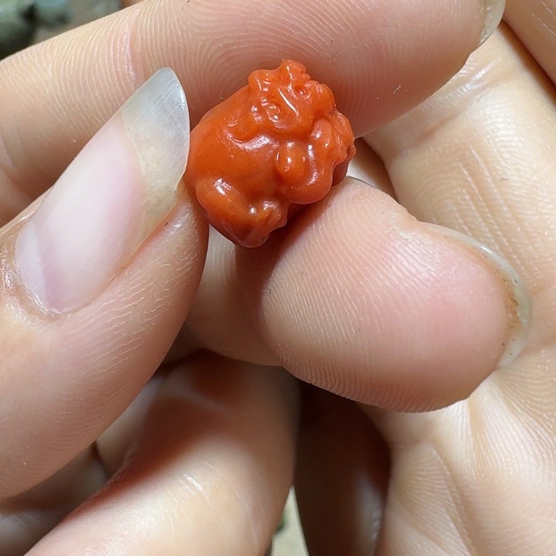 w***空南红玛瑙未镶嵌车挂