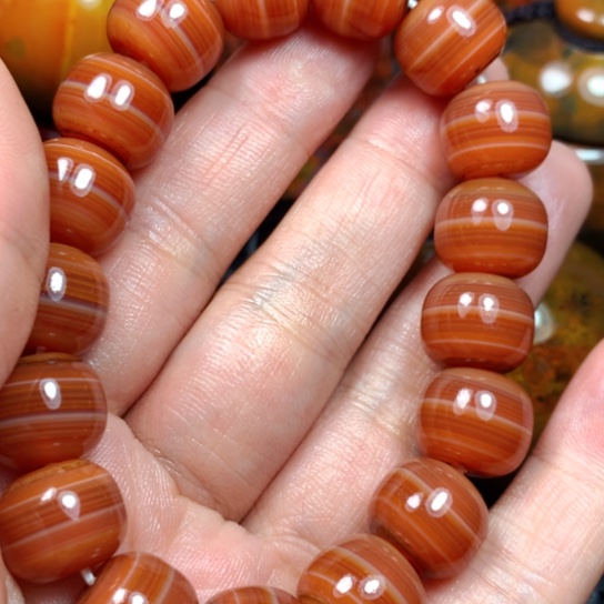 踏***痕玛瑙/玉髓未镶嵌颈饰