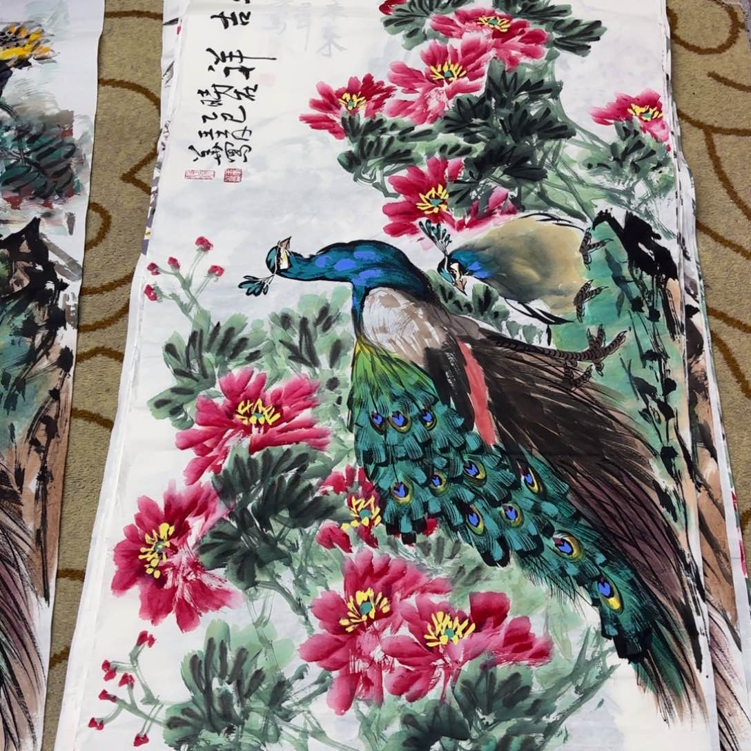国画王孝华老师四尺作品刘