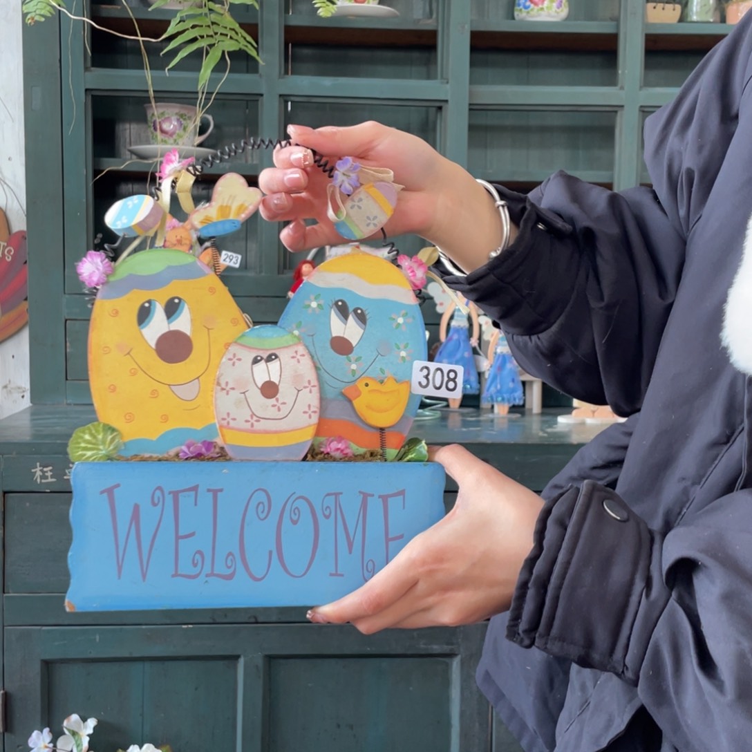 木质圣诞月福老货玩具默认微瑕