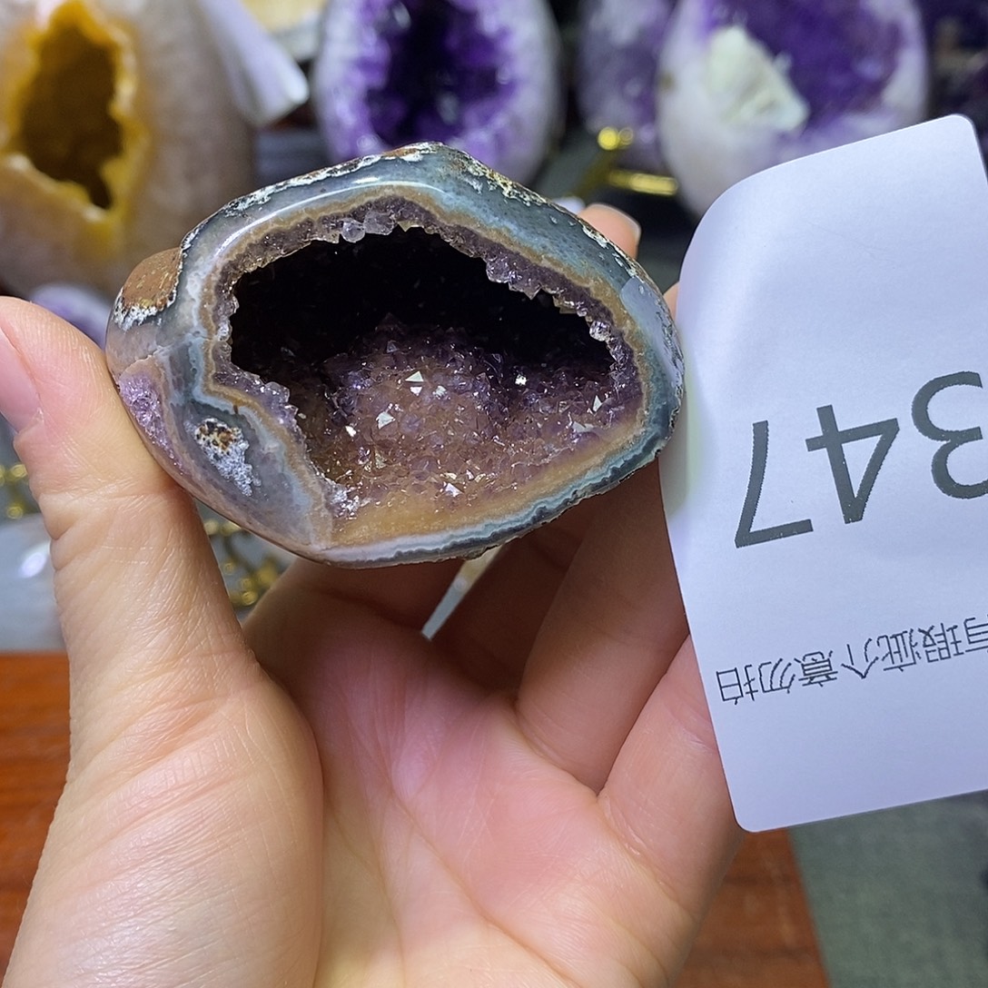 紫晶珠宝半成品未镶嵌