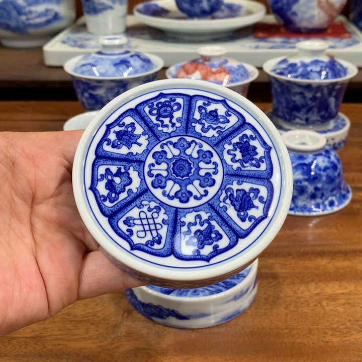 晓月柴窑 八宝盖置
