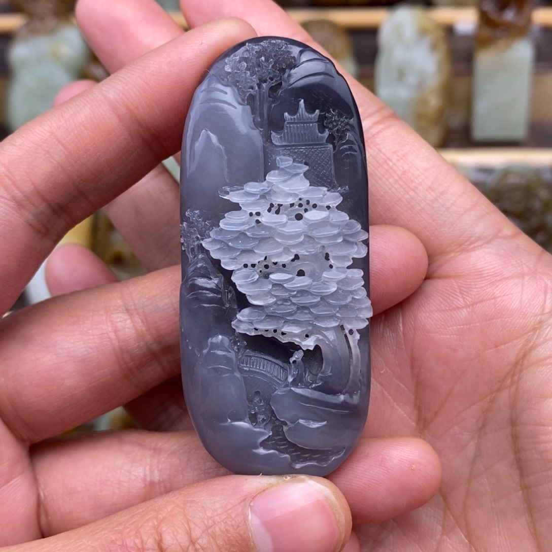 和田玉颈饰未镶嵌