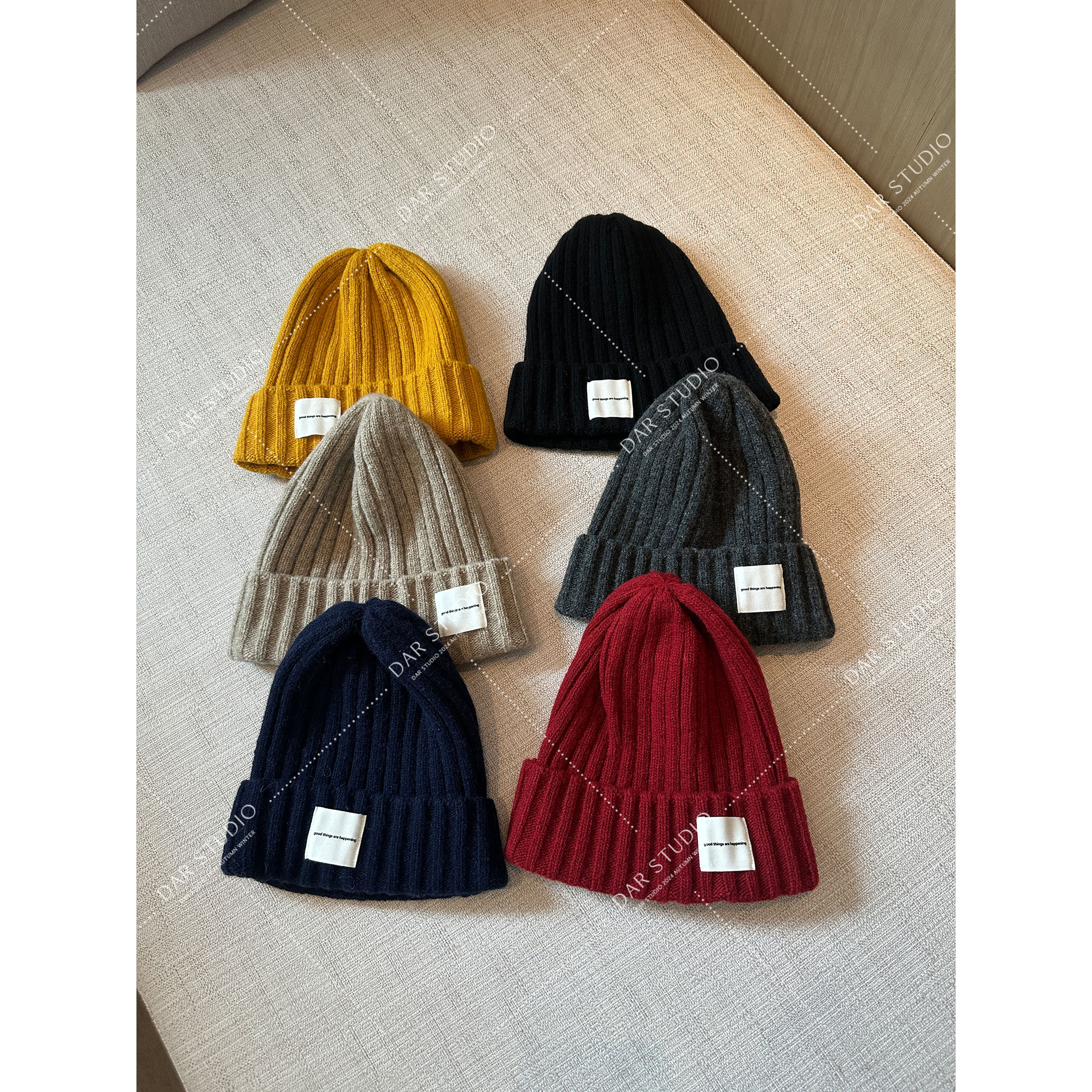 DAR STUDIO 韩国进口 70羊毛冬季新款冷帽2089