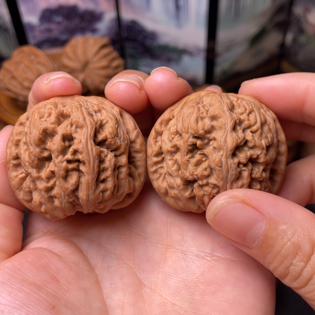 把件文玩核桃42球筋