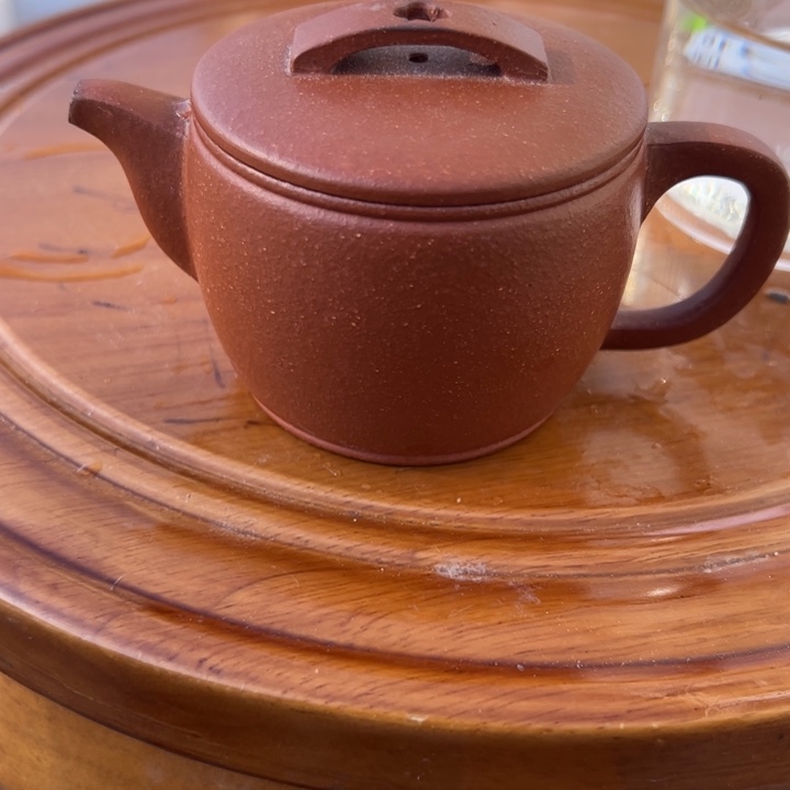 茶壶紫砂红将破汉瓦150c