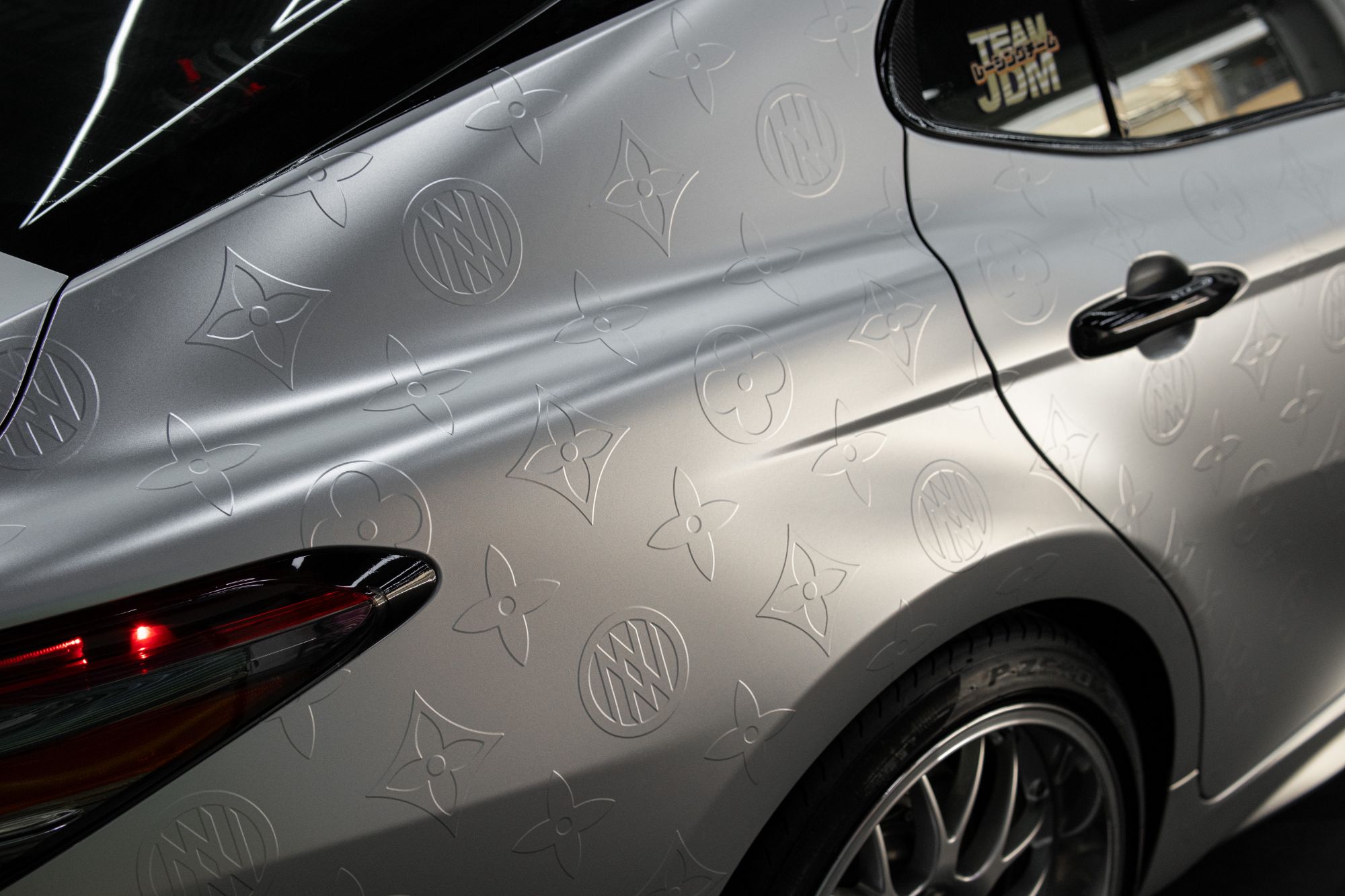 【LV同款拉花】车贴拉花暗纹