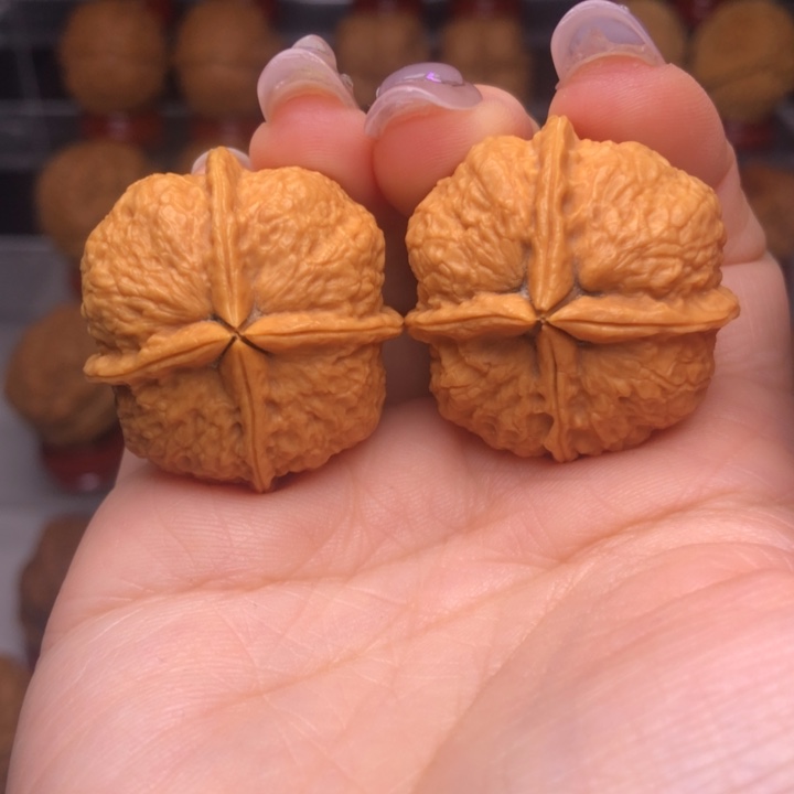 文玩核桃吊坠谛*2小四喜