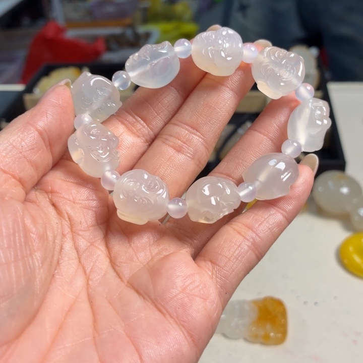 徐***兰玛瑙/玉髓未镶嵌吊坠(不含链)