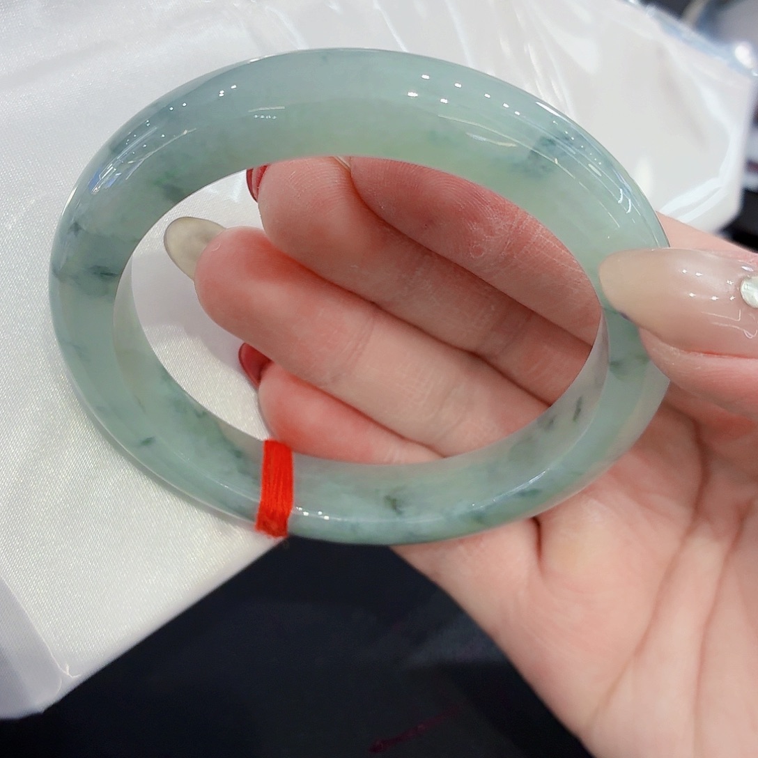 翡翠未镶嵌手镯翡翠59-60圈口