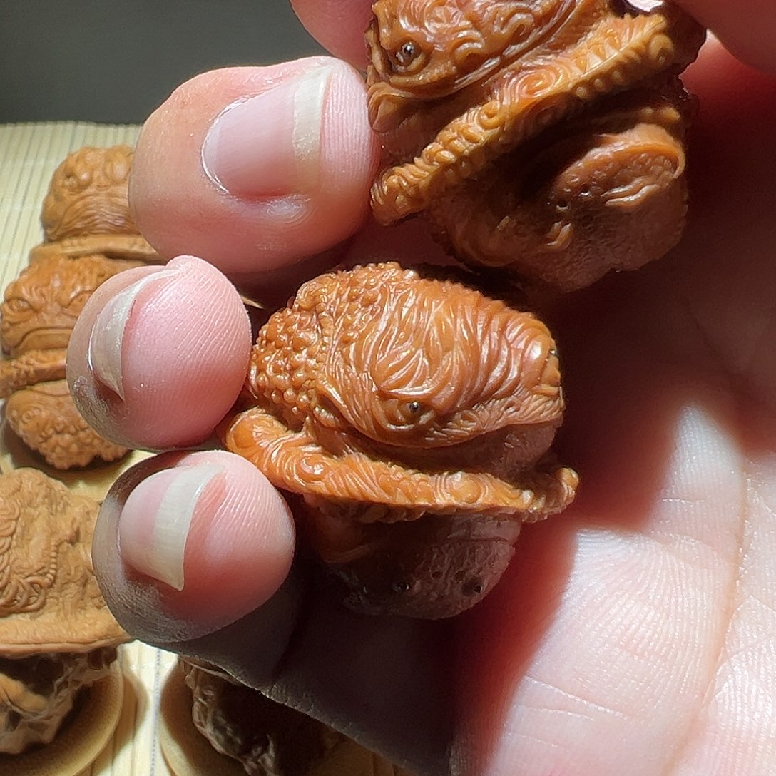 纸***偶核桃手串/手链小丑喜乐小金蟾