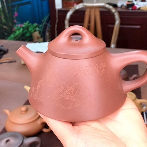 紫砂茶壶绿***?底槽清，霸王石瓢，300c c