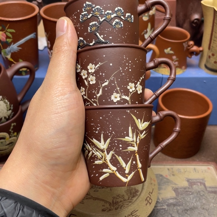 紫砂茶杯紫砂主人杯100cc