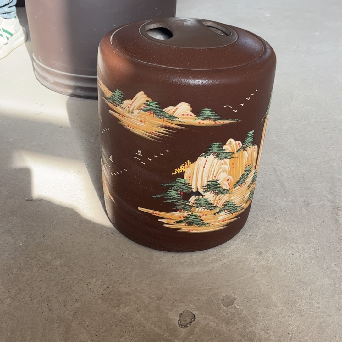 茶叶罐紫砂10饼茶叶罐