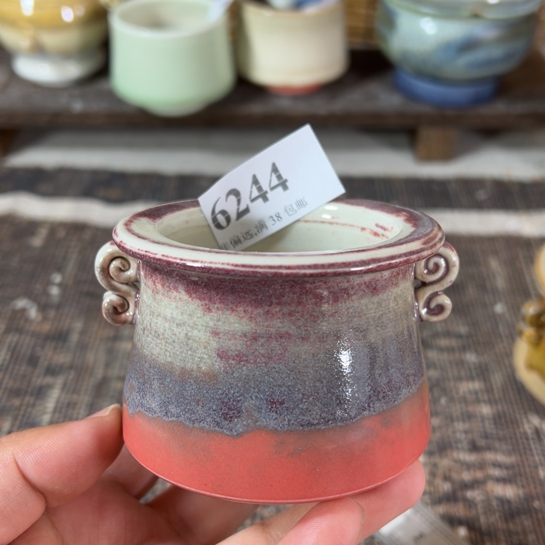 陶瓷景德镇手工花盆