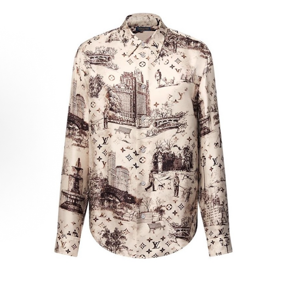 未使用 LouisVuitton/路易威登 L码/25年新款城市衬衫外套