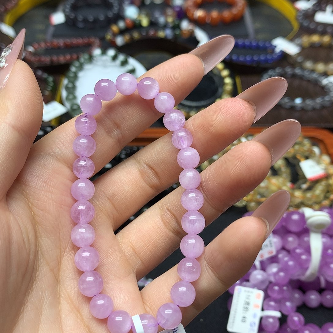 锂辉石手链未镶嵌手链