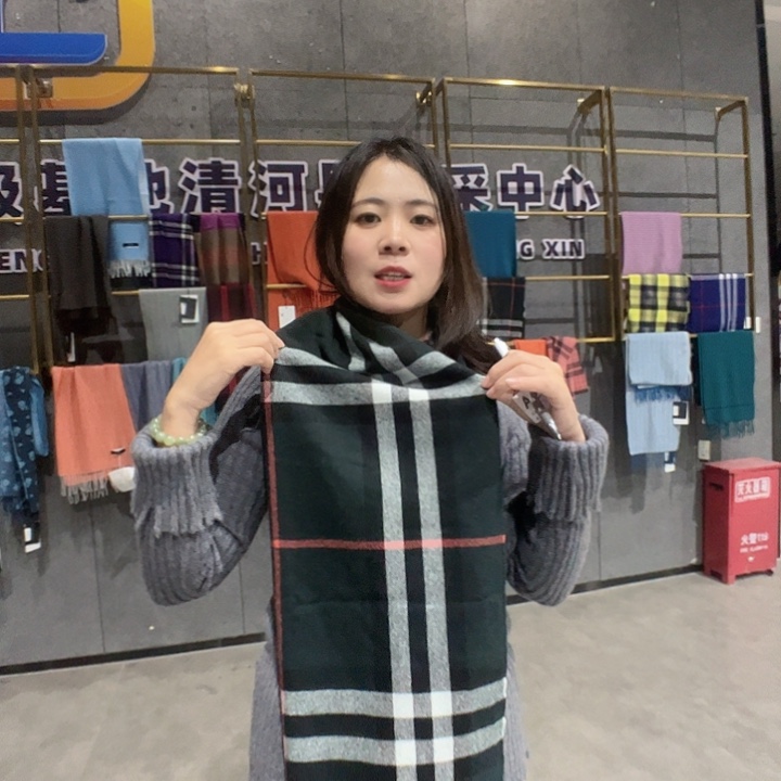 围巾纯山羊绒均码