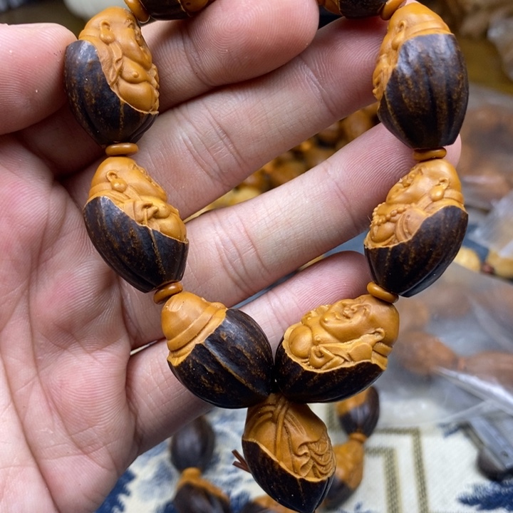 橄榄核手串/手链橄榄核雕工艺手串