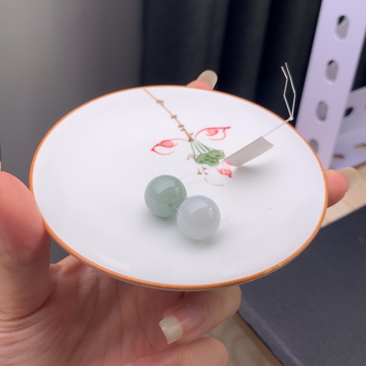 翡翠未镶嵌手链翡翠y925 卡13.4