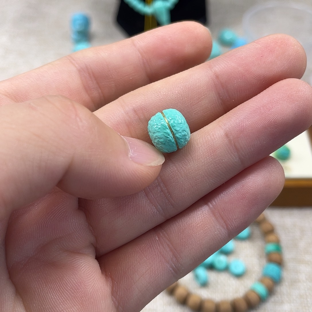 原生态湖北松配饰，直径10.5