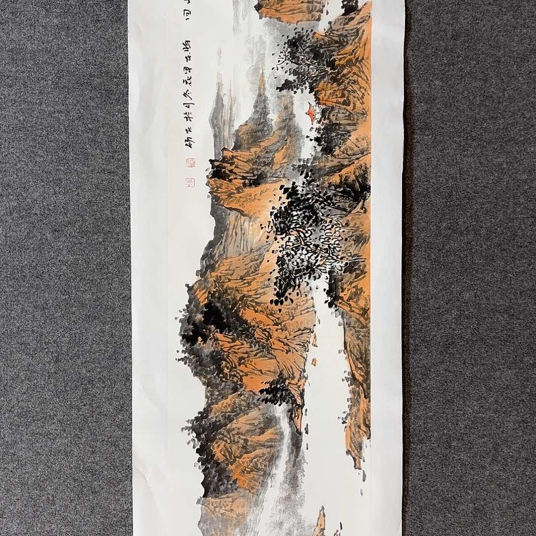 国画杜浩老师手绘作品