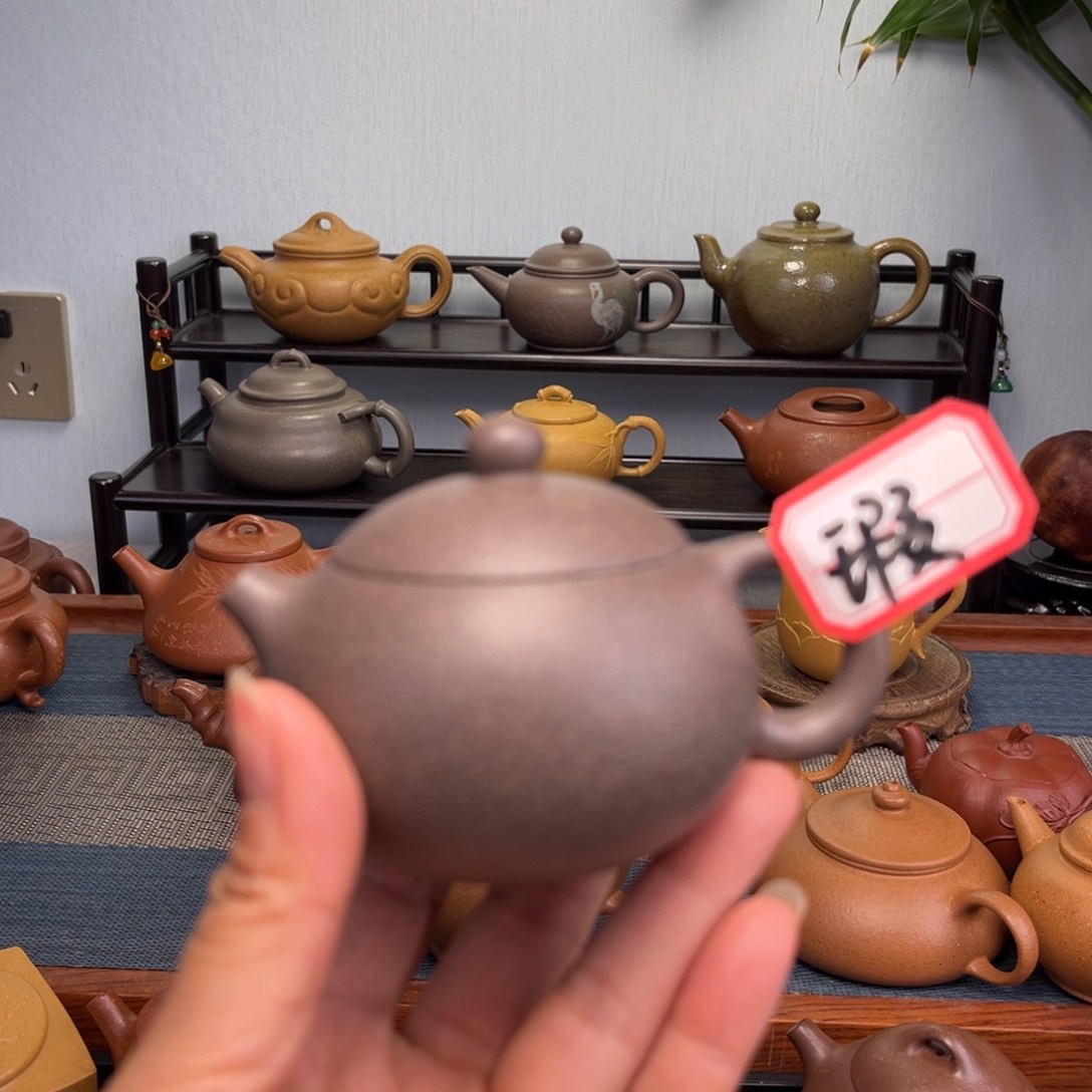 紫砂茶壶如**事手工制作