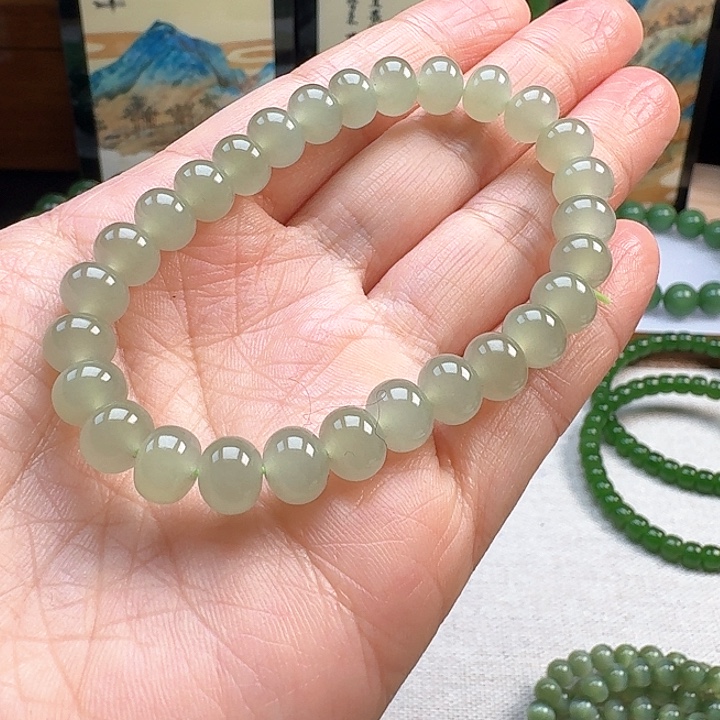 和田玉未镶嵌项链