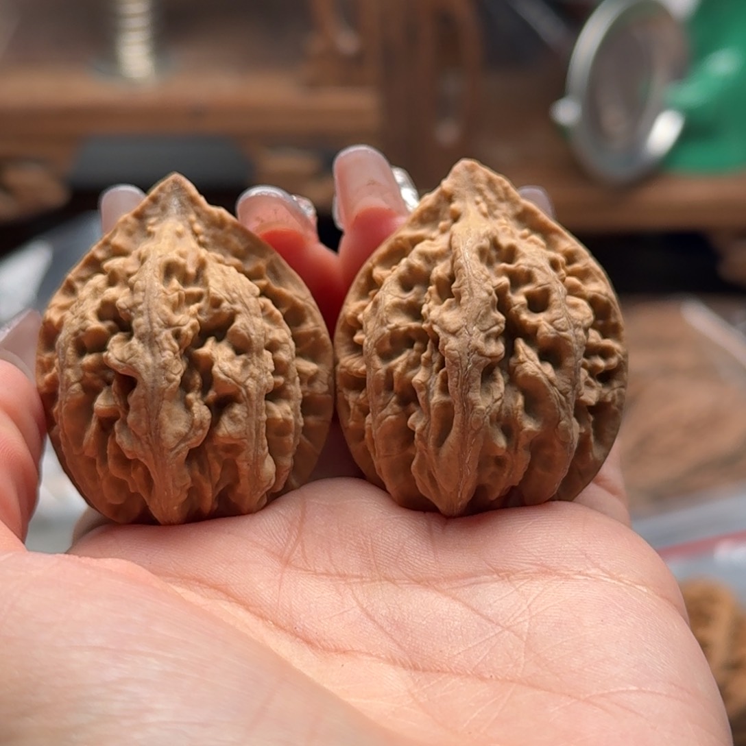 文玩核桃把件关东木子楸百核80