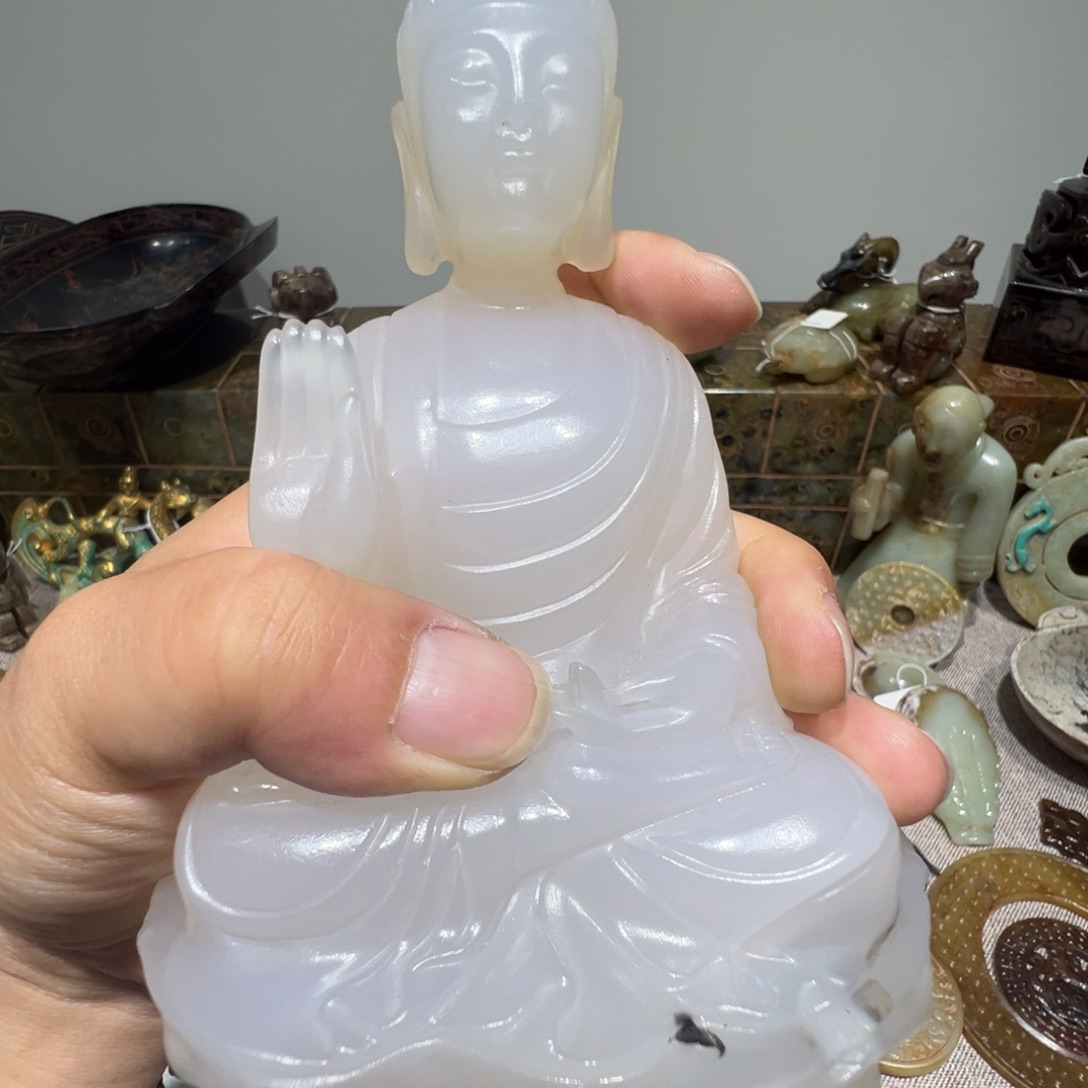 太***媒和田玉（糖玉）未镶嵌珠宝奇石我就会很伤心地笑一哭