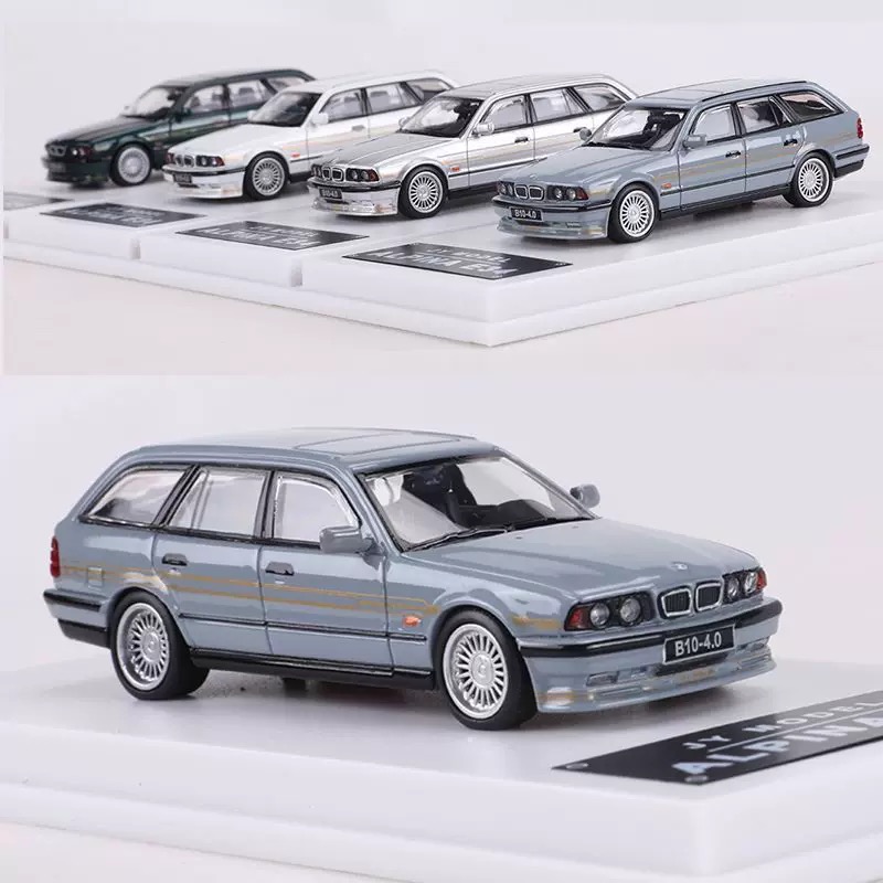 【现货】匠艺 宝马E34 ALPINA 1:64 合金模型