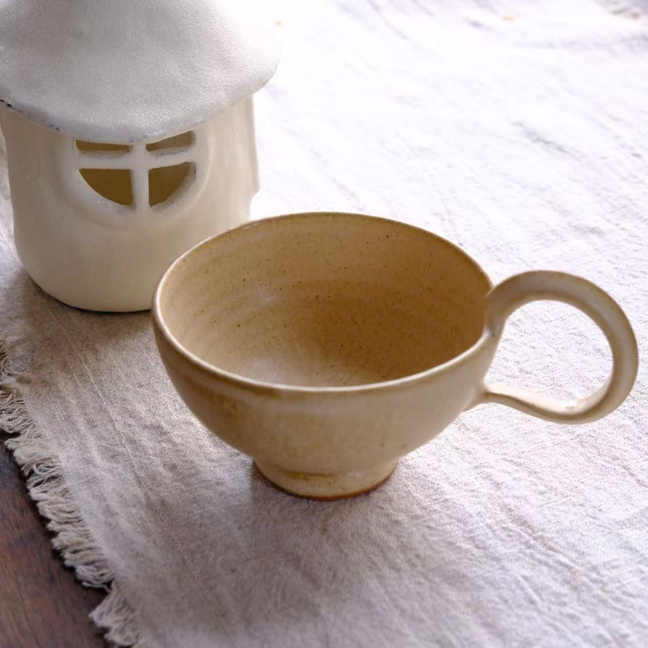 小喜宅 喜小暖飘带咖啡杯（矮）容量约100ml