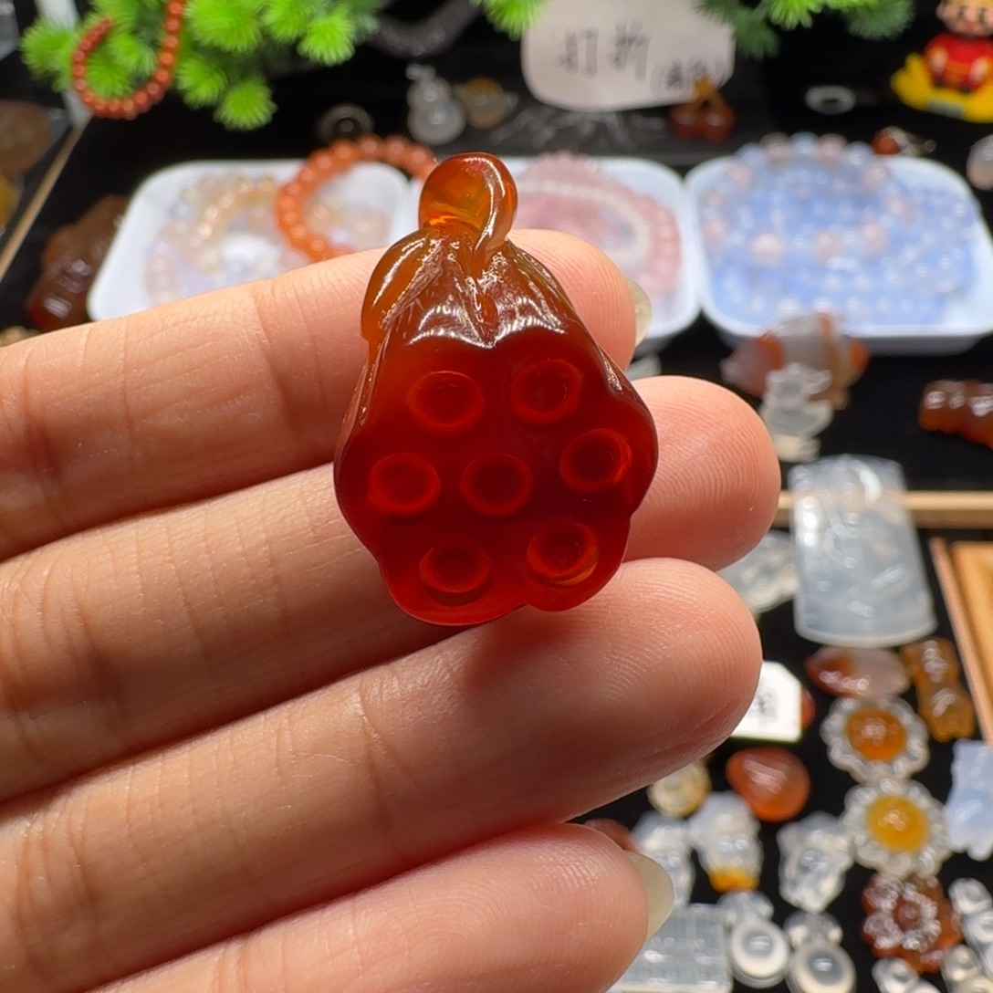 热***烈未镶嵌颈饰玛瑙/玉髓