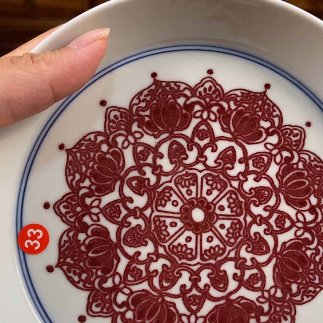 手绘现代茶具非古董