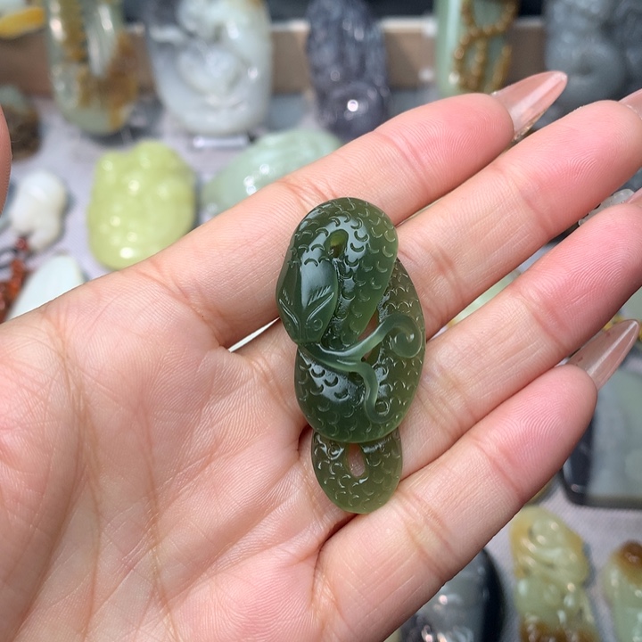 和田玉挂件未镶嵌