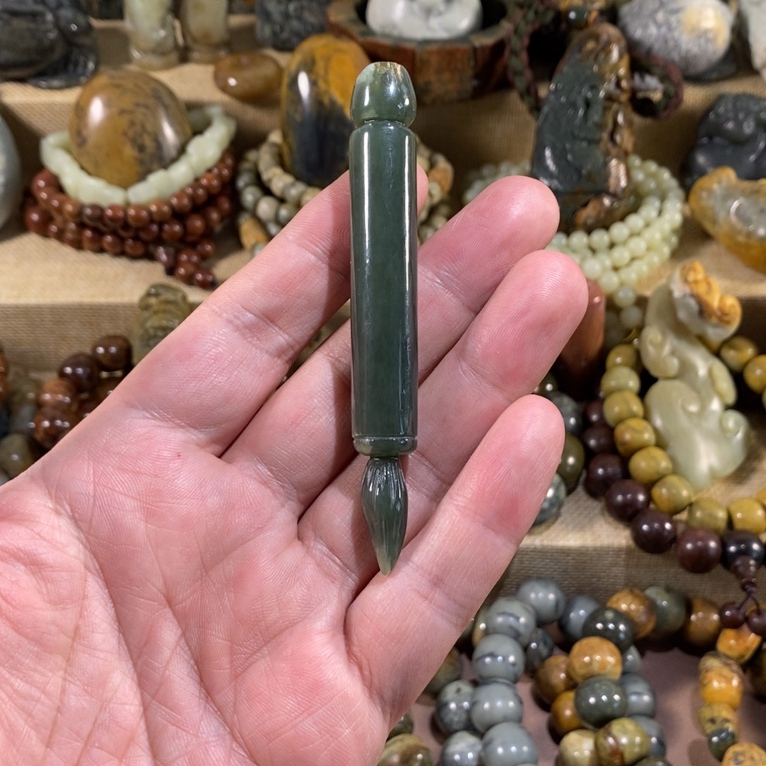 岫岩河磨玉（透闪石质玉）未镶嵌挂件