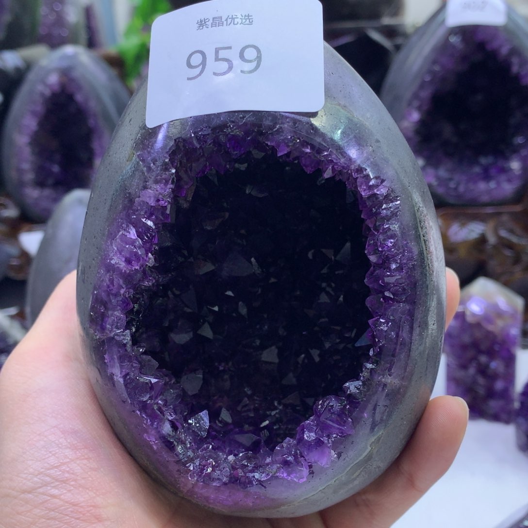 水晶紫水晶未镶嵌959