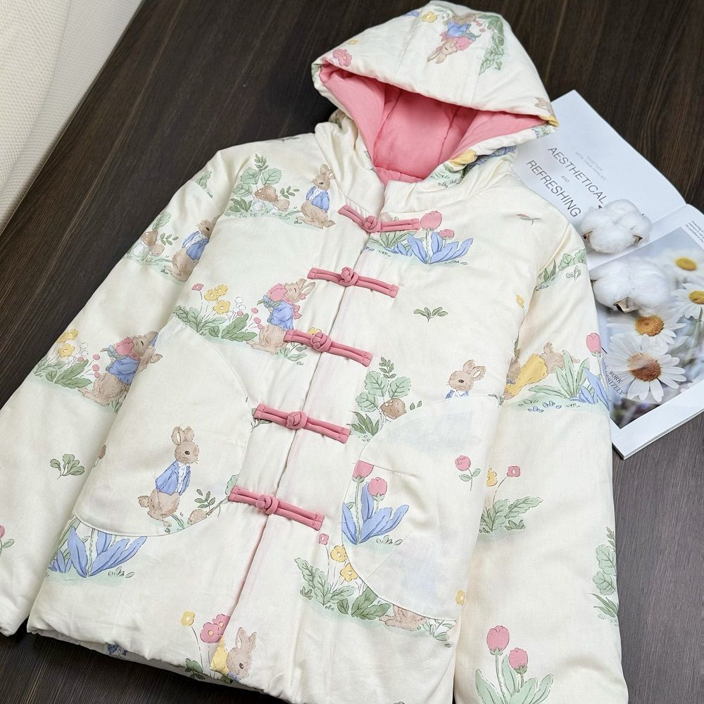 【疏影】冬季新款新疆大棉花连帽棉服外套国风新中式棉袄保暖加厚