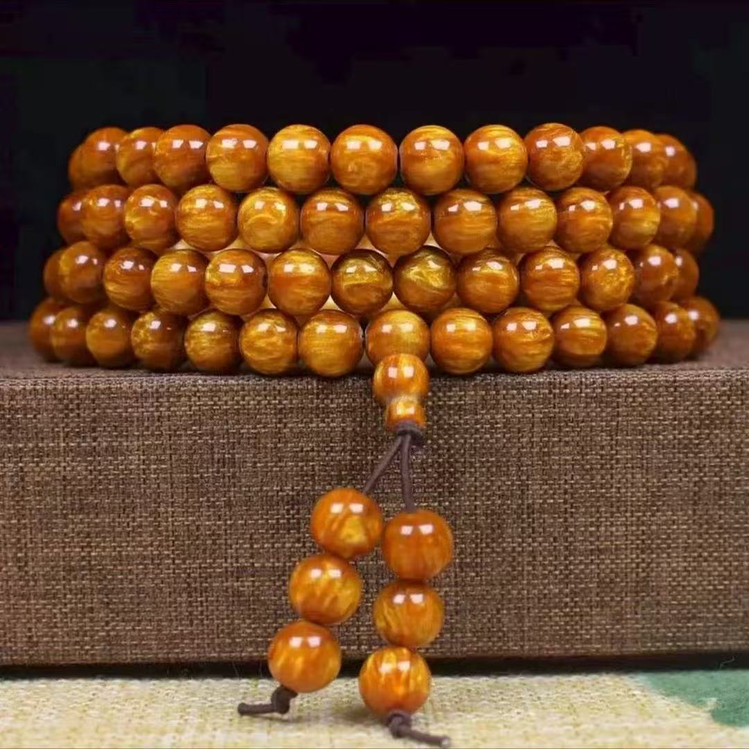 金丝海柳108颗手串无礼盒S1075