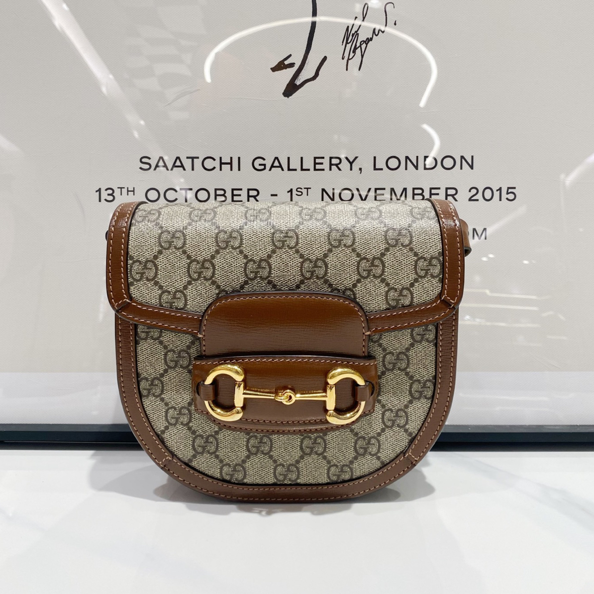 99新 LouisVuitton/路易威登 Gucci古驰1955复古马鞍包（12024）