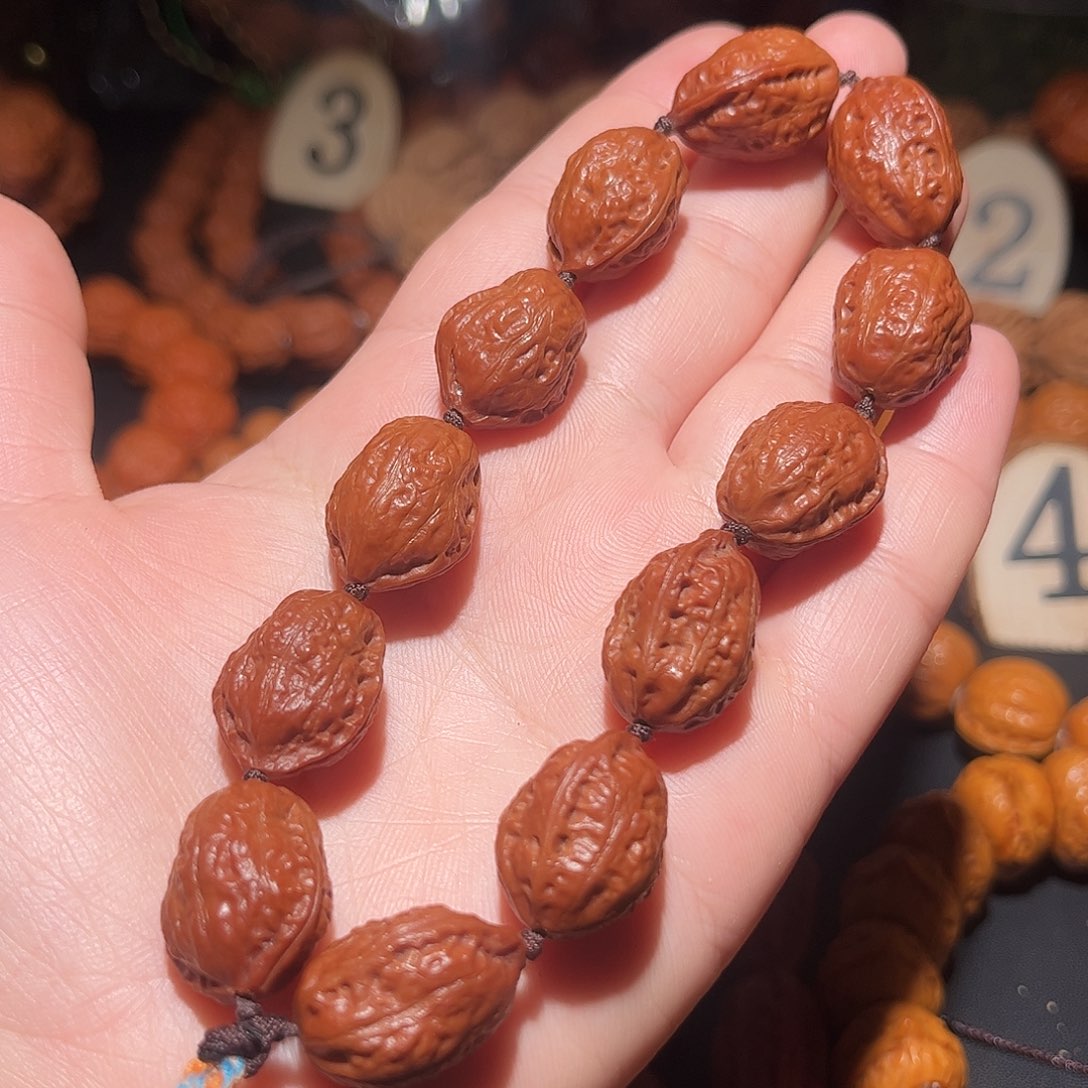 手串文玩核桃小白菜手串