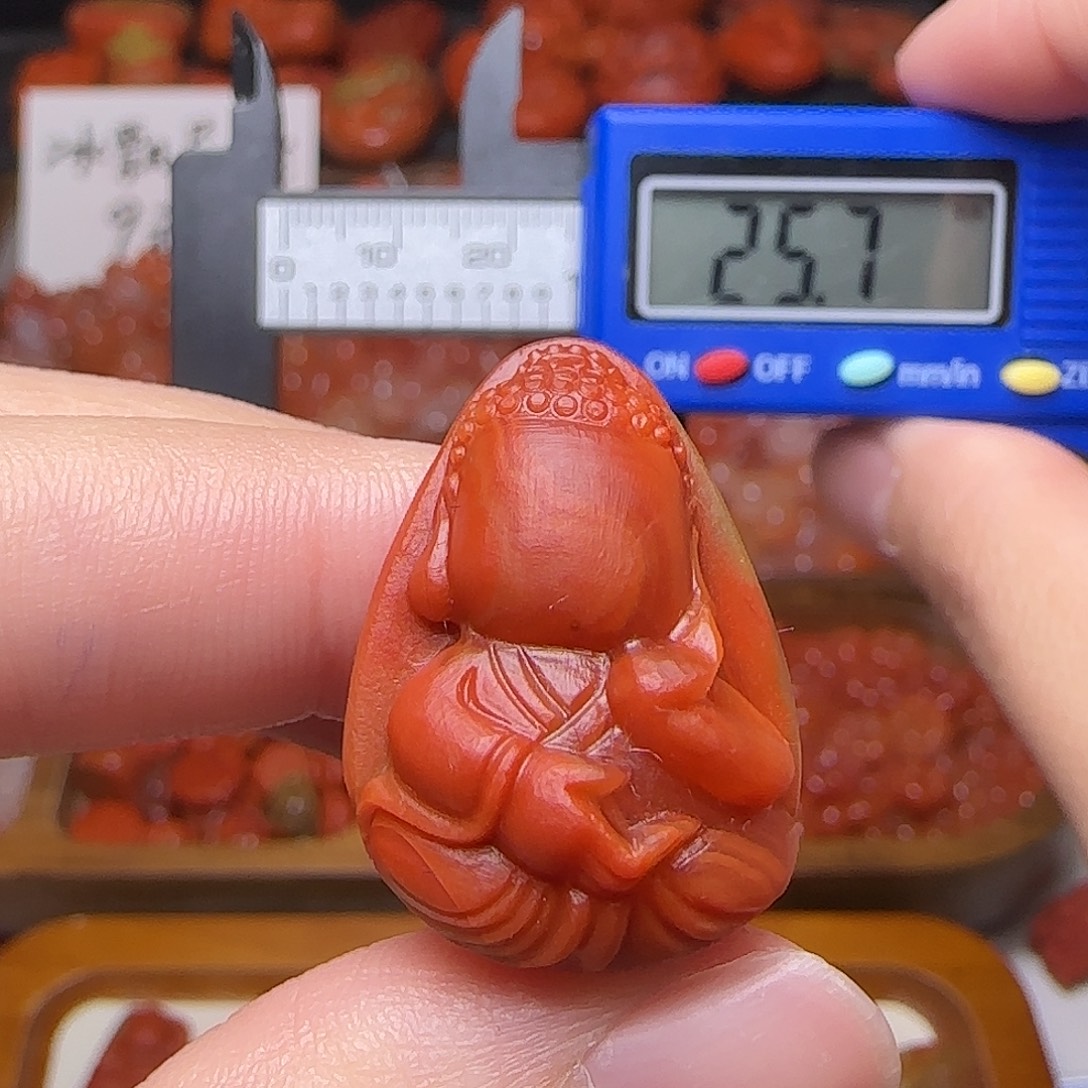 南红玛瑙未镶嵌颈饰