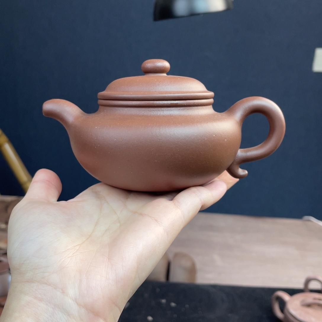 紫砂茶壶全手工底槽清仿古240cc