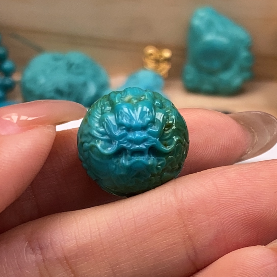 未镶嵌绿松石挂件飞*