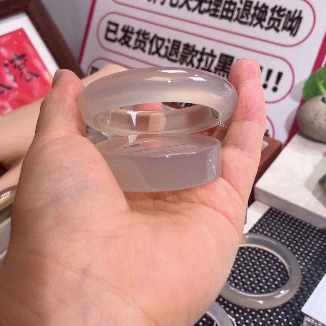 玛瑙/玉髓手镯未镶嵌・*・纹理