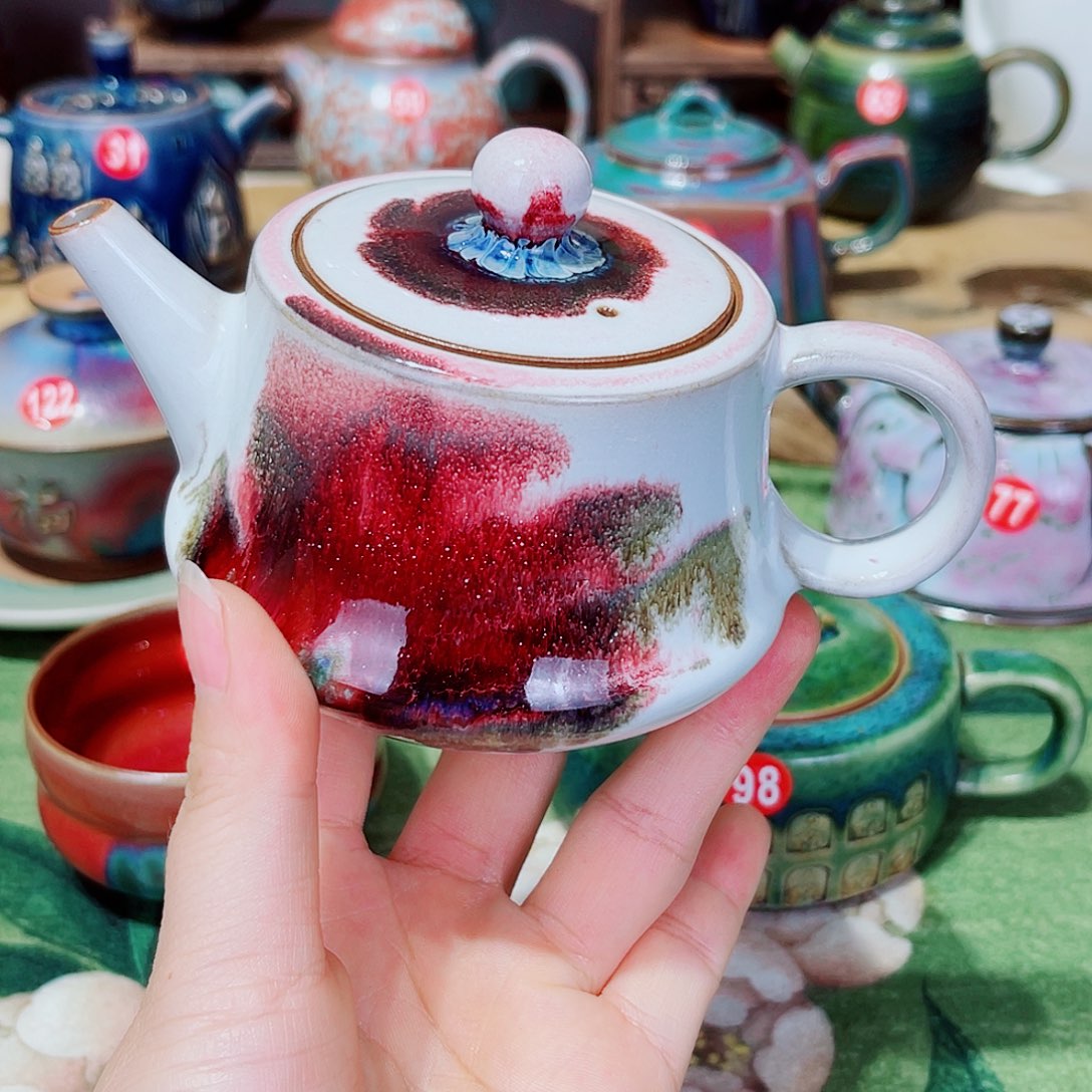 壶禹州钧瓷艺术作品