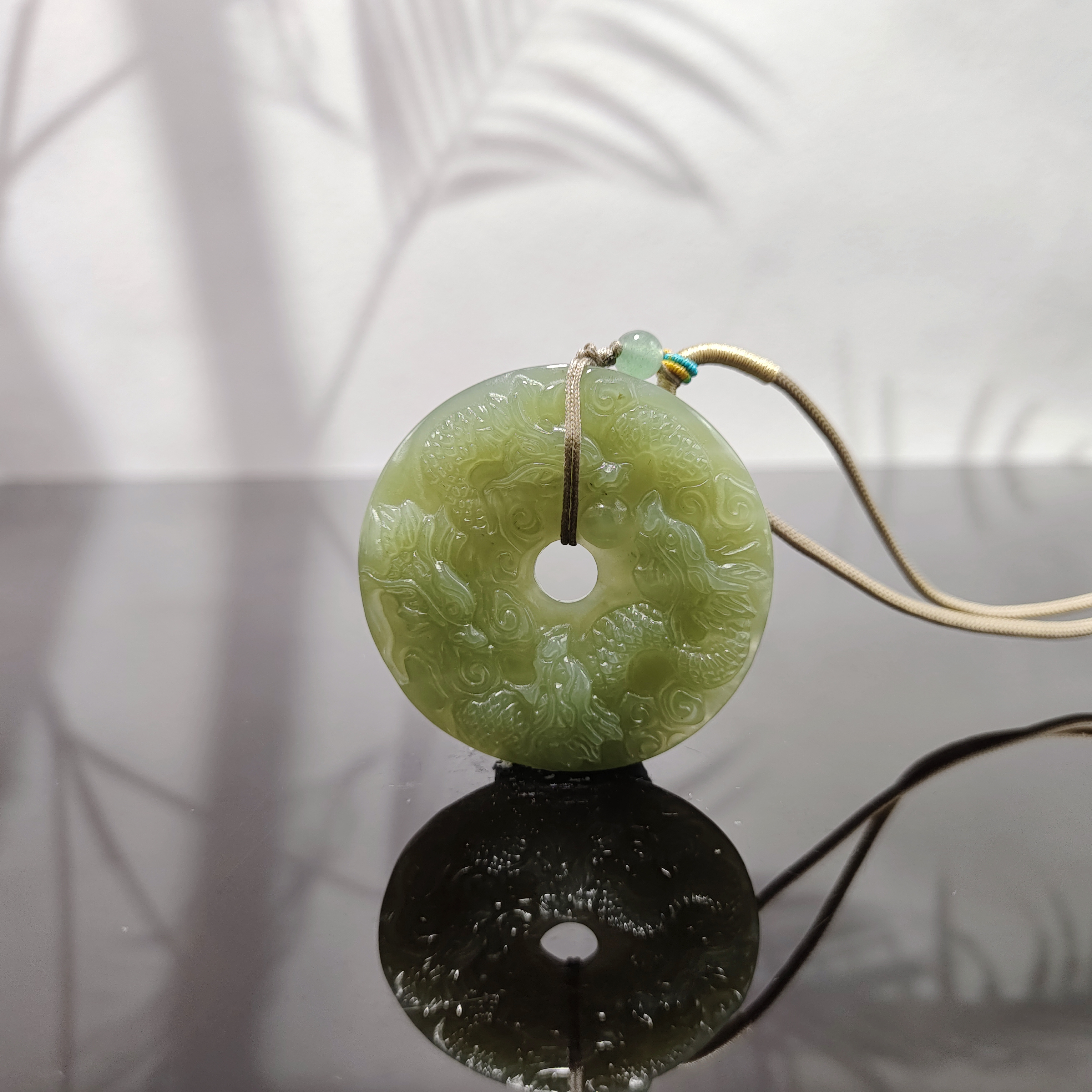 F和田玉平安扣吊坠0048