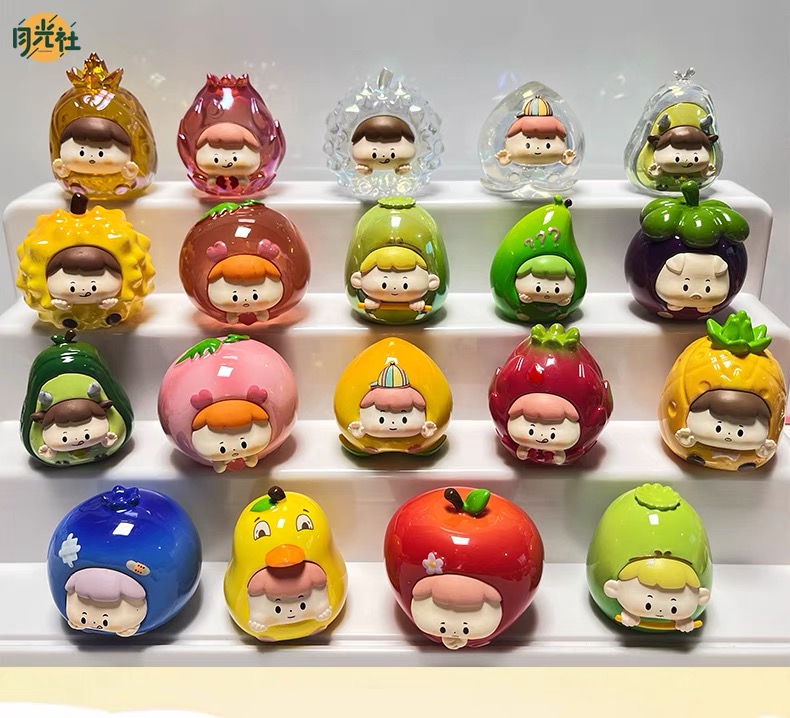 【橙星拆盒】淘气包水果系列可爱摆件